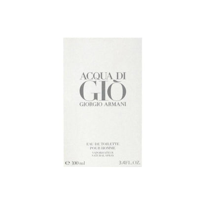 Giorgio Armani Acqua Di Gio Men Eau De Toilette Spray 3.4 oz / 100 ml