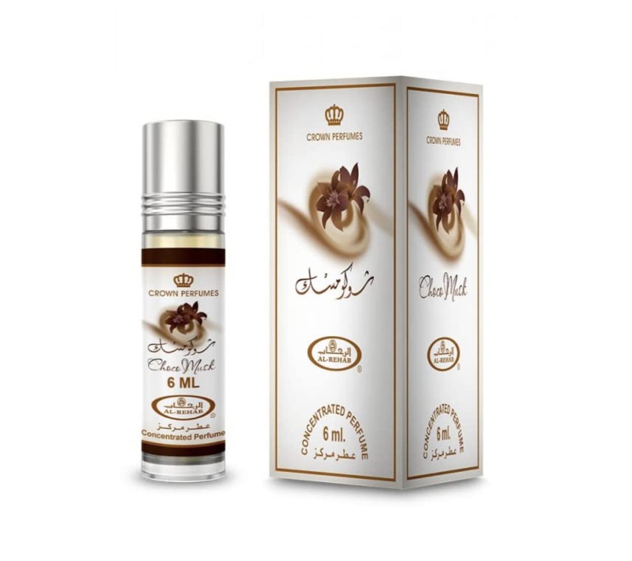 Choco Musk Concentrated Perfume Oil Roll-On - 0.2 oz / 6 ml by Al-Rehab - (Box of 6)