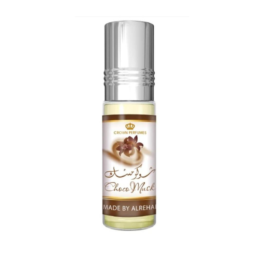 Choco Musk Concentrated Perfume Oil Roll-On by Al Rehab - 0.2 oz / 6 ml Fragrance Vanilla