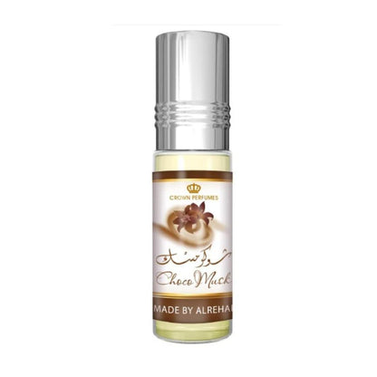 Choco Musk Concentrated Perfume Oil Roll-On by Al Rehab - 0.2 oz / 6 ml Fragrance Vanilla