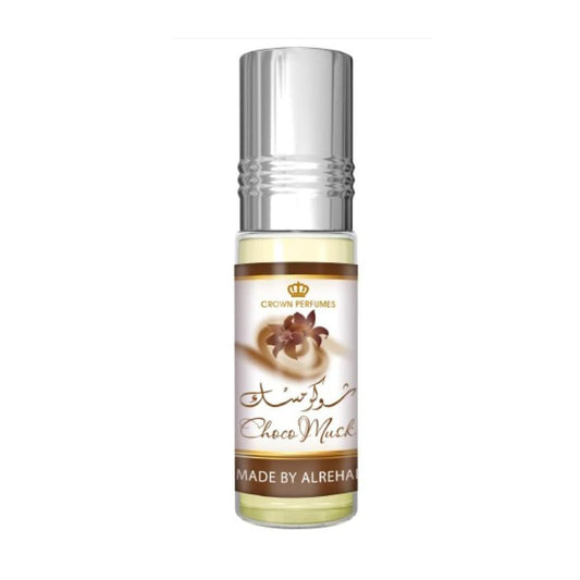 Choco Musk Concentrated Perfume Oil Roll-On by Al Rehab - 0.2 oz / 6 ml Fragrance Vanilla