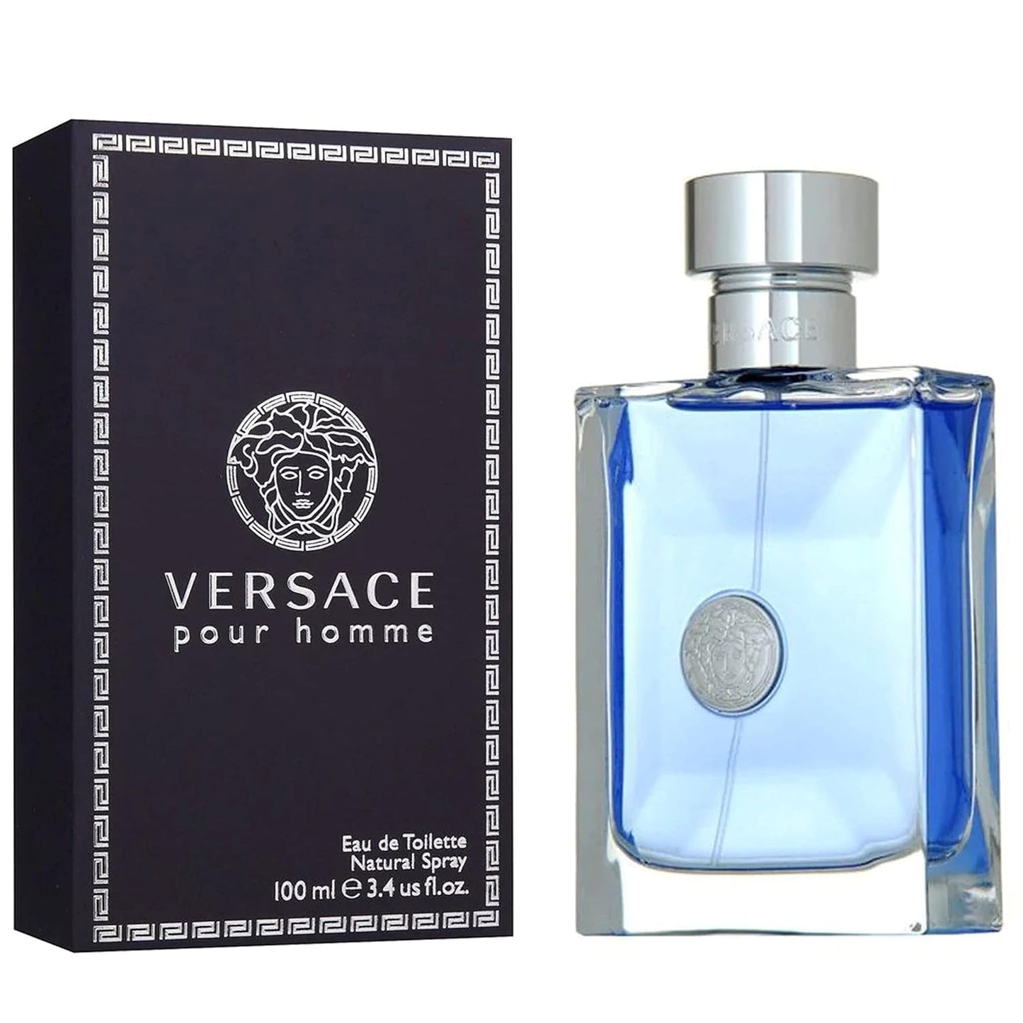 Versace Pour Homme Eau de Toilette for Men 3.4 oz / 100 ml