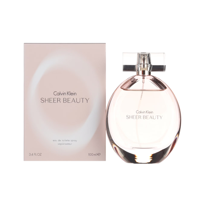 Calvin Klein Sheer Beauty Eau de Toilette Spray for Women 3.4 oz